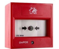 UNIPOS FD3050 Μπουτόν Αναγγελίας Πυρκαγιάς 